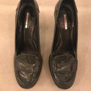 Theory penny loafer pumps